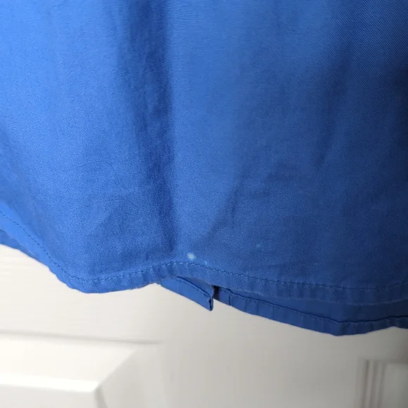 Carhartt Blue Sleeveless Utility Snap Closure Summer Top Blouse size XL - Picture 3 of 7